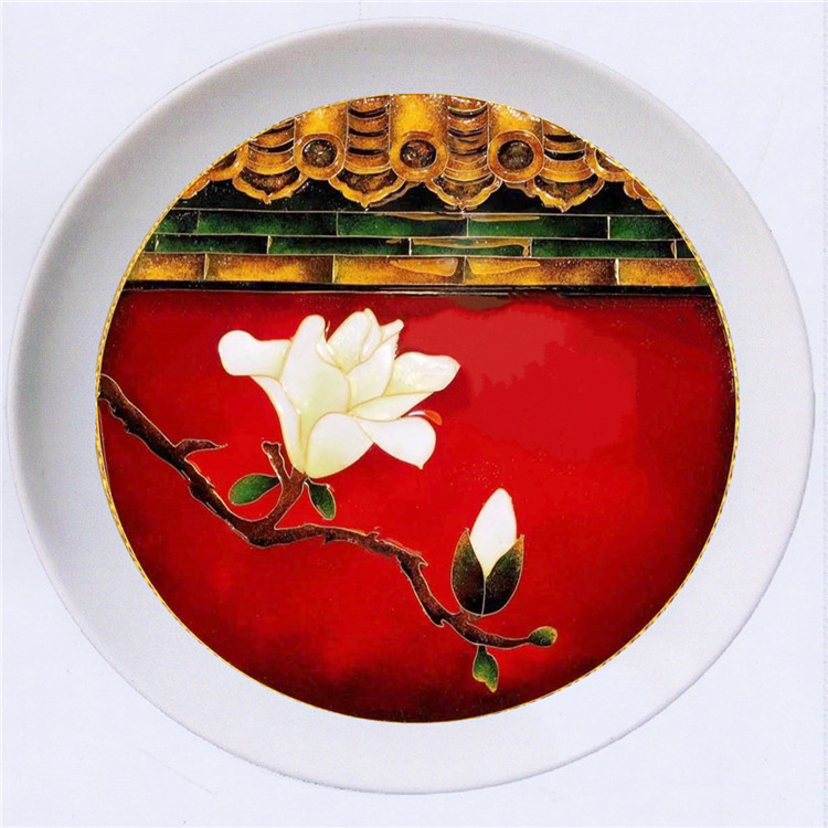 手工掐丝珐琅景泰蓝工艺卡通diy制作景泰蓝