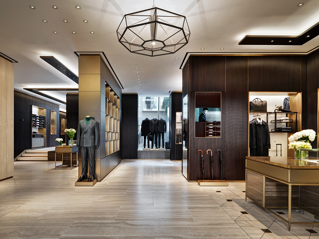 男装服装店装修效果图室内装修参考案例成套实景图门头店面设计图
