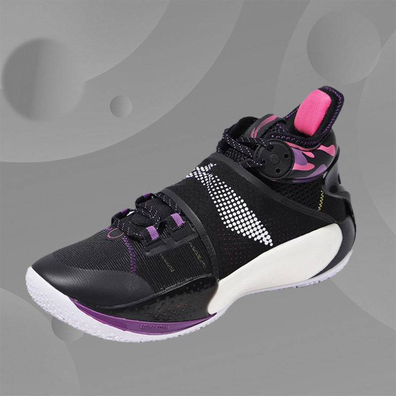 lining音速ixabar011男子中帮透气实战运动鞋李宁音速9篮球鞋