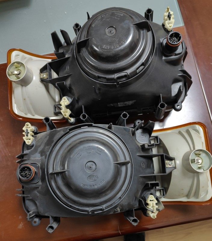 德国海拉hella达夫daf绝版前大灯总成转向灯货车汽车灯泡