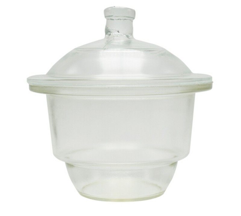 优质玻璃干燥器 240mm 透明 干燥器 附瓷板 干燥皿锅 白色/干燥器