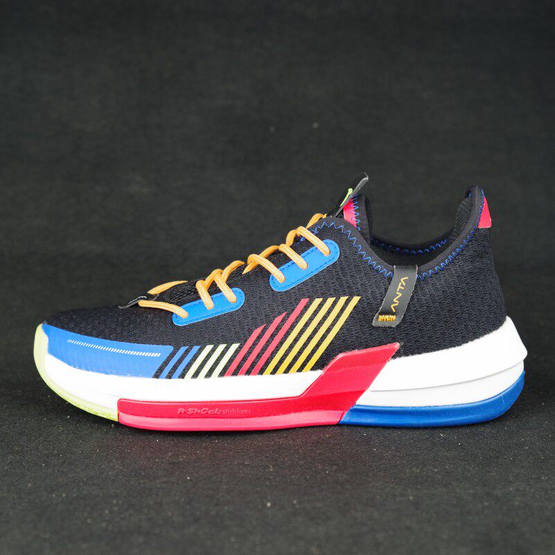 安踏新款男子激光战靴耐磨防滑减震实战运动篮球鞋