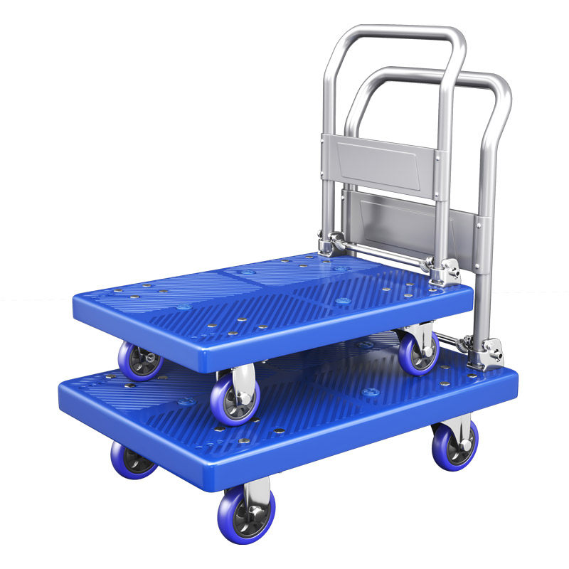 推车拉货平板搬运拖车折叠拉车快递家用手推便携购物车