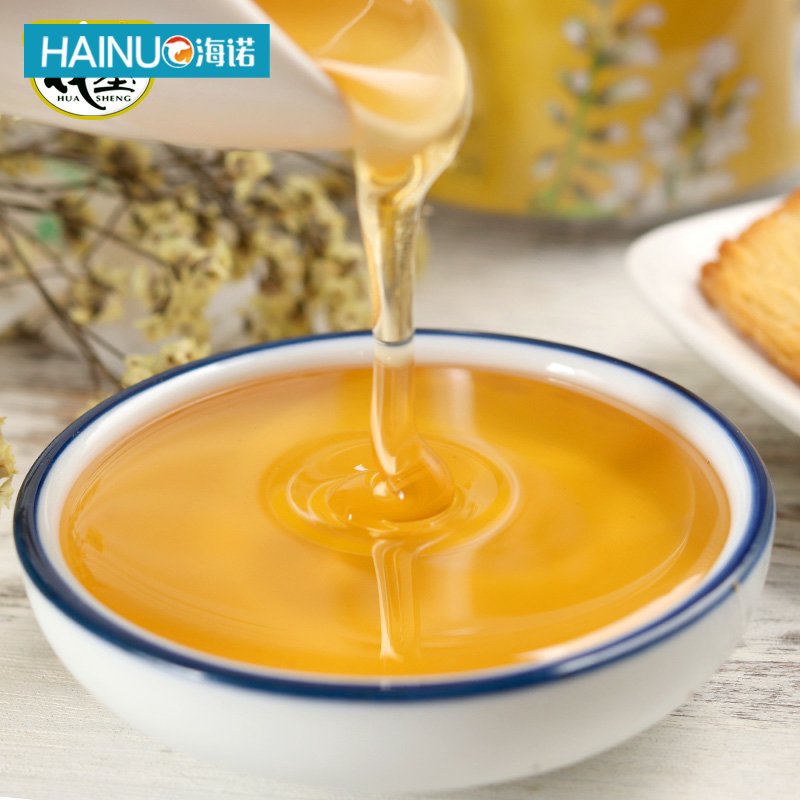 花圣纯正结晶农家自产洋槐蜜500g瓶装百花土蜂蜜槐花蜜椴树gy