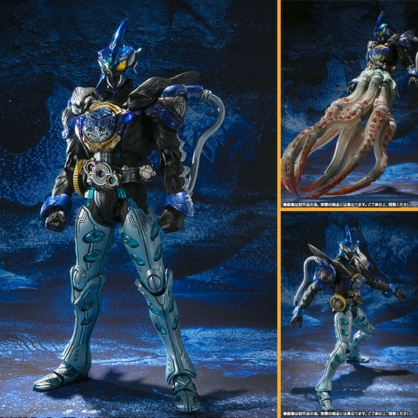 默图万代日版sic可动手办假面骑士ooo水栖手办