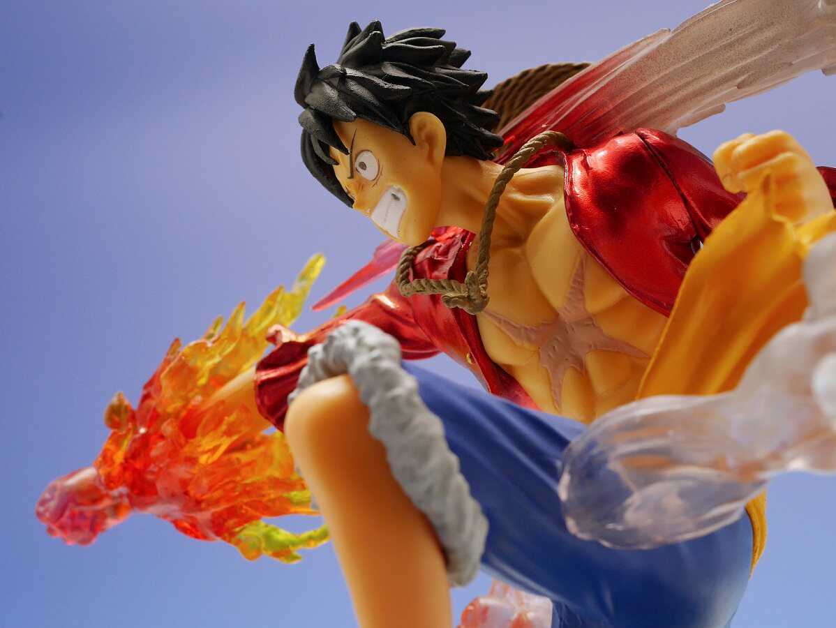日版万代figuartszero航海海贼王onepiece手办路飞橡胶火枪手办