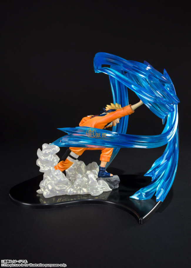 万代日版手办火影忍者naruto疾风风传漩涡鸣人螺旋丸手办