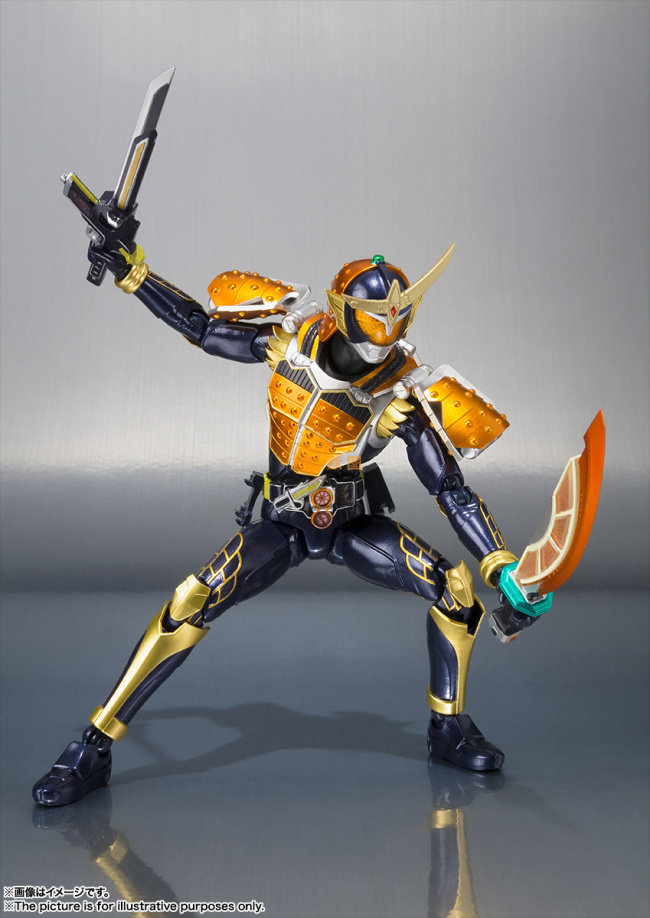 日版shf可动手办假面骑士铠武orange柳橙武装手办