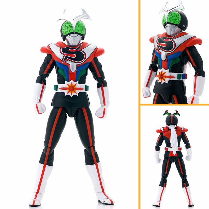 万代日版shf可动手办假面骑士强人stronger电能手办