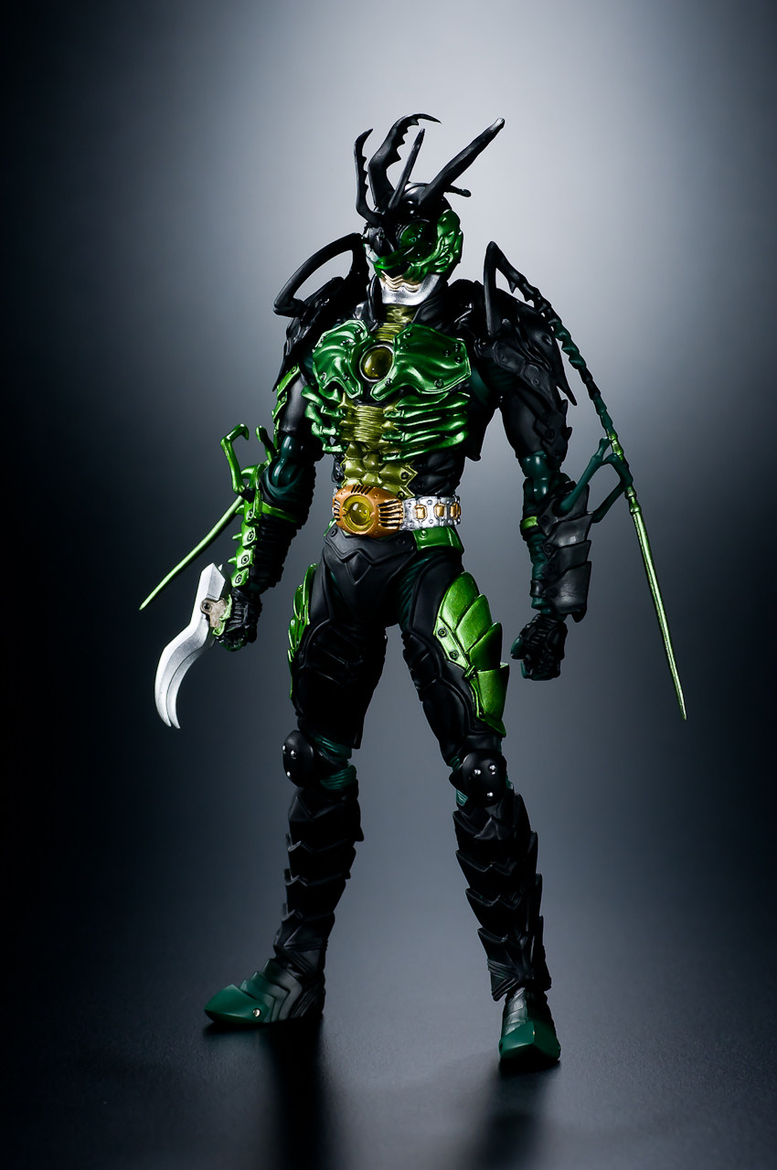 默图万代日版shf假面骑士ooo可动手办昆虫手办