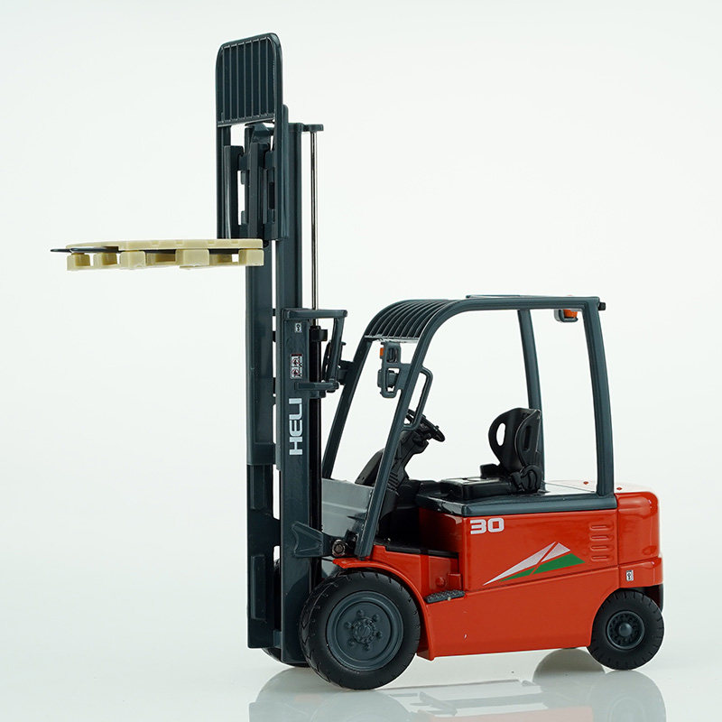 叉车原厂heli合力系列3t电瓶工程机械堆高机模型车模