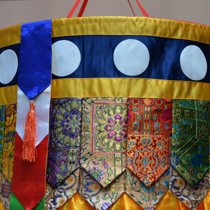 藏式密宗佛教居家佛堂寺院装饰尼泊尔佛宝伞盖佛教工艺品