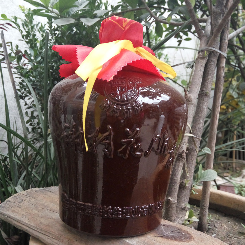 黄酒洋县花雕糯米稠酒1l坛可阿胶陕西特产传统黄酒
