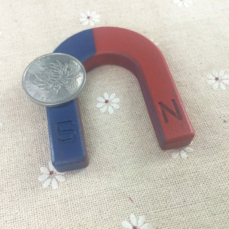 磁铁马蹄形厘米直径普通ns条形教学实验大号吸铁石