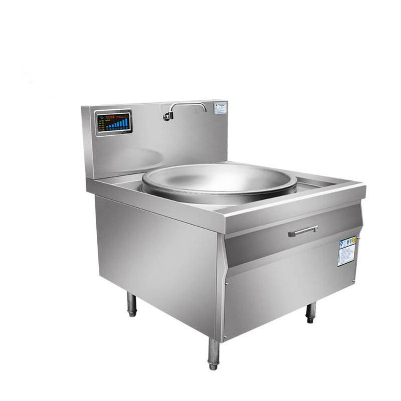 厨禾食堂大锅灶 单头大型炒炉30千瓦 大功率商用电磁炉15/20/25kw