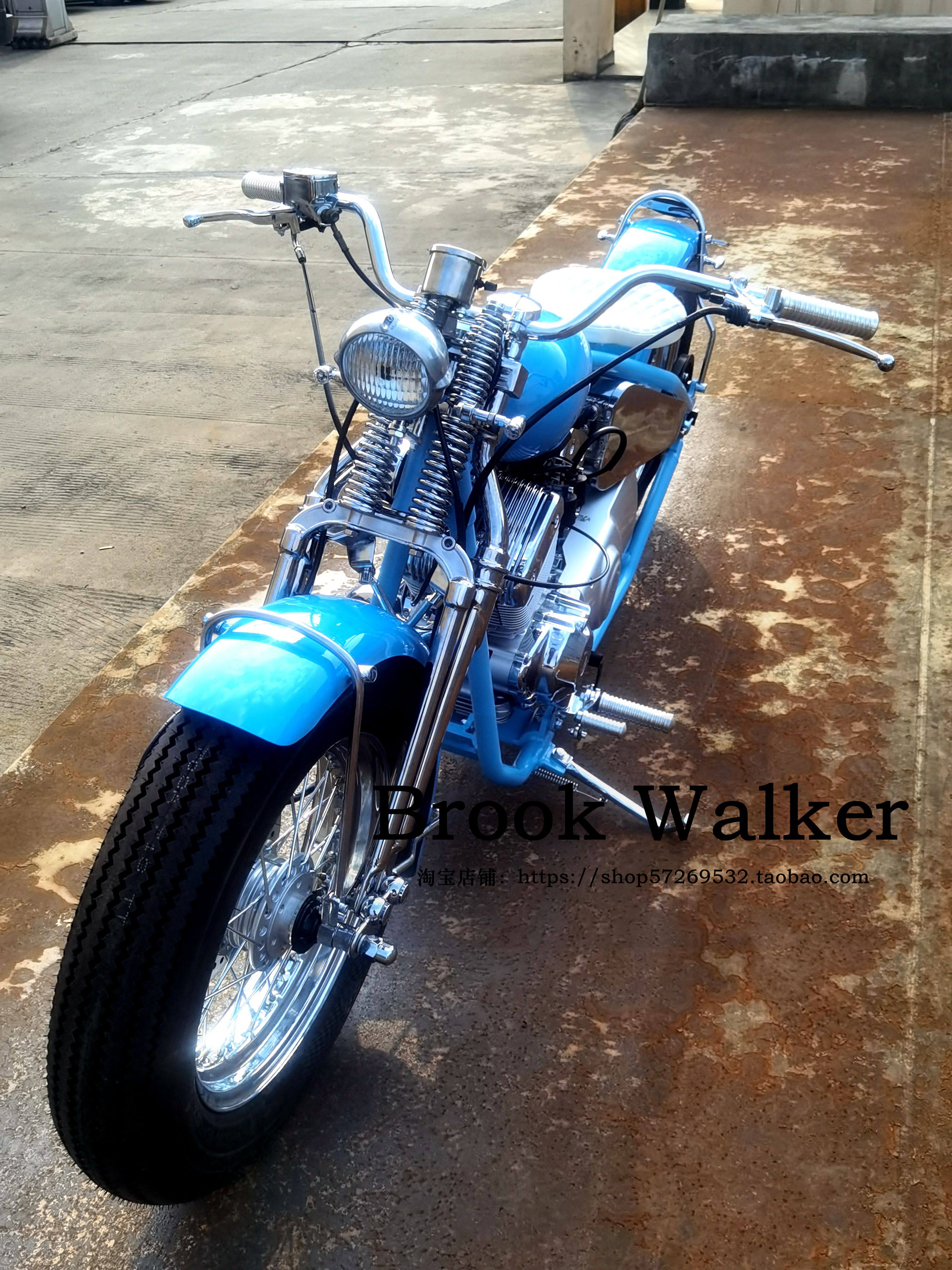 brookwalker布沃克钜云火石250弹簧头bobber复古机车摩托车