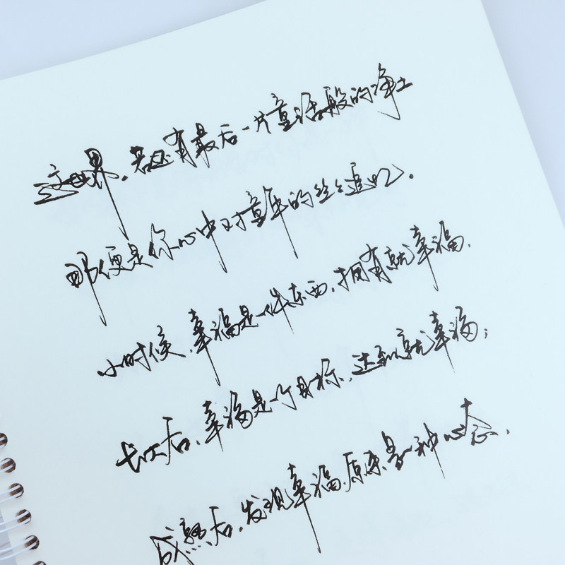 新款卜平凡行书钢笔字帖连笔行草硬笔字帖心灵美文行楷行书体字帖