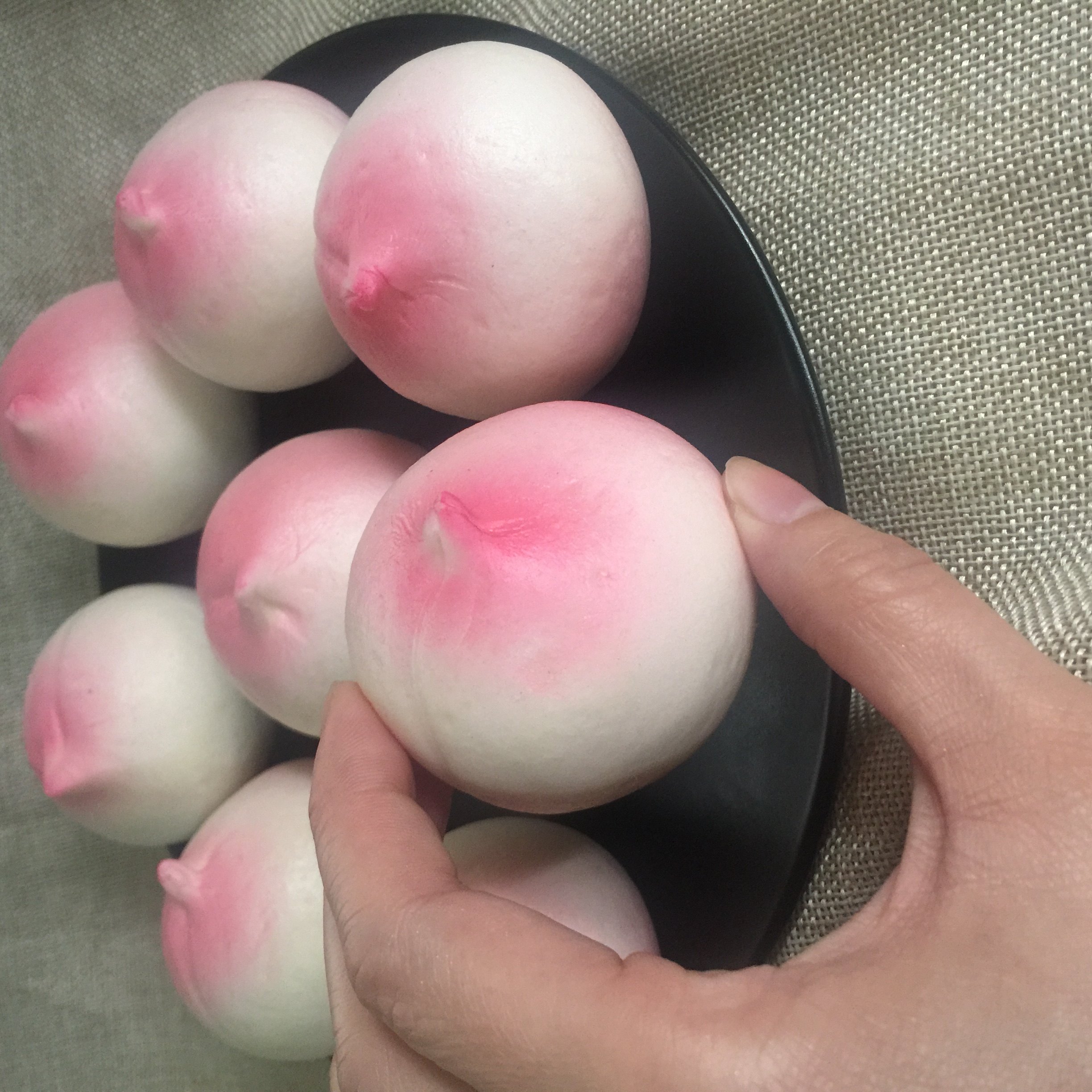 寿桃馒头传统糕点寿包贺寿祝寿包子豆沙300克包点