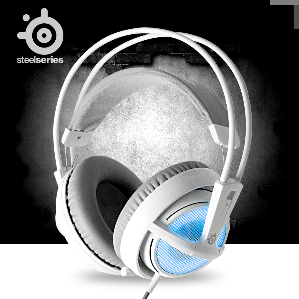 现货赛睿西伯利亚v2霜冻之蓝狂热之橙耳麦头戴游戏电竞头戴耳机