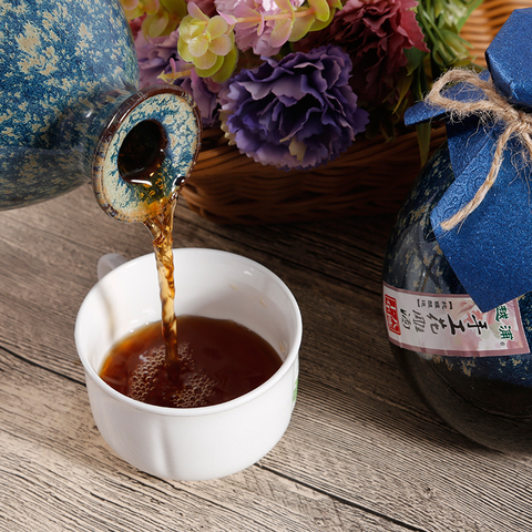 龙缘酒业:绍兴黄酒 十八年手工糯米花雕土绍酒陈酿