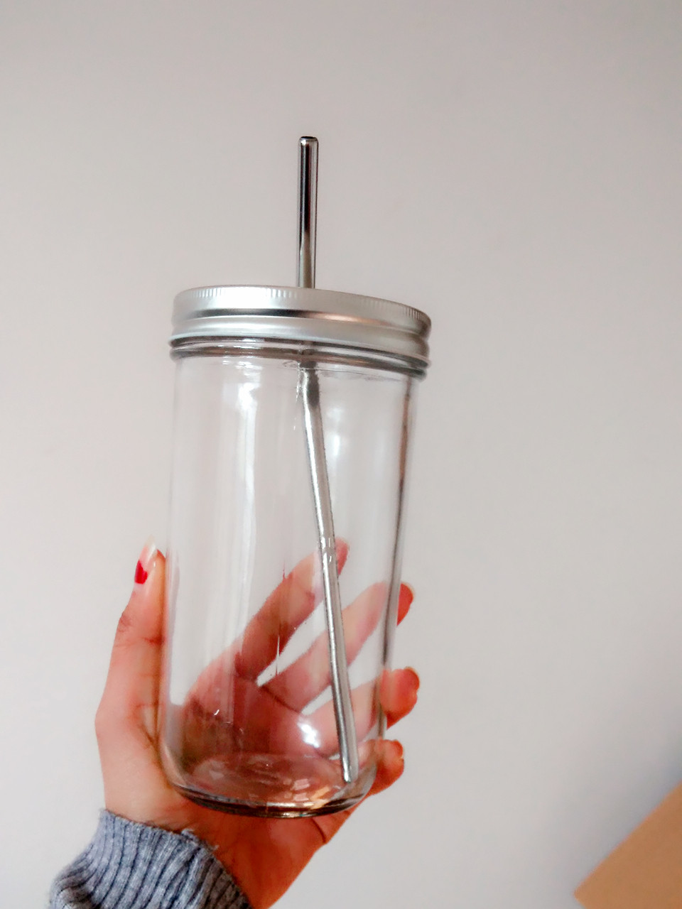 包邮创意梅森成人吸管大容量玻璃杯带盖公鸡夏季玻璃杯