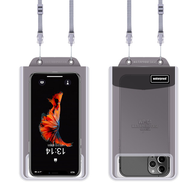 Mobile phone waterproof bag diving mobile phone cover touch screen universal swimming waterproof mobile phone case neck dustproof bag Apple Huawei Mobile phone waterproof bag diving mobile phone cover touch screen universal swimming waterproof mobile phone case neck dustproof bag Apple Huawei