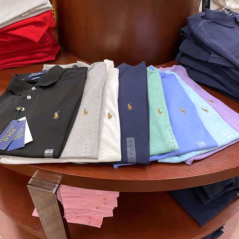 Polo Ralph Lauren 保罗拉夫彩马标精梳平纹棉Polo衫短袖翻领T恤