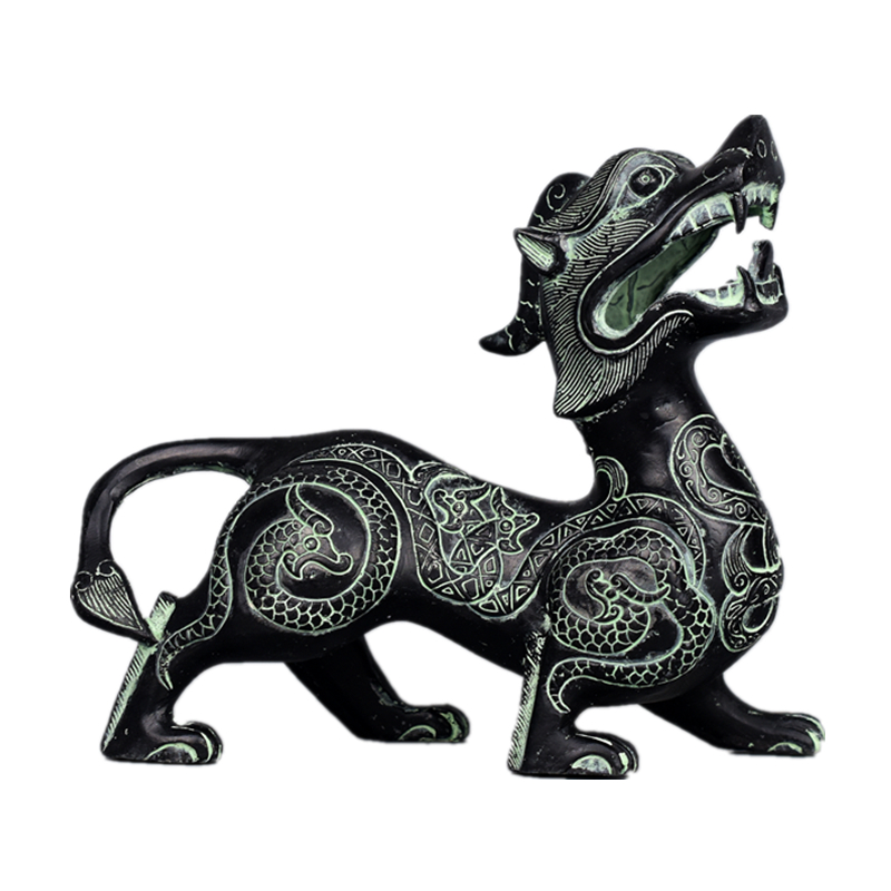 仿古青铜器招财貔貅风水吸财神兽工艺品摆件家居饰品摆件