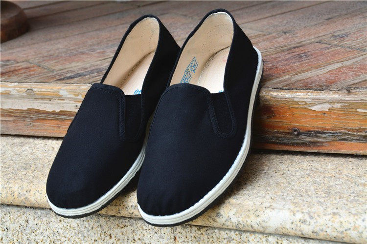 布鞋民路宝黑布壳底工作鞋特大29号加大老北京布鞋47号布鞋