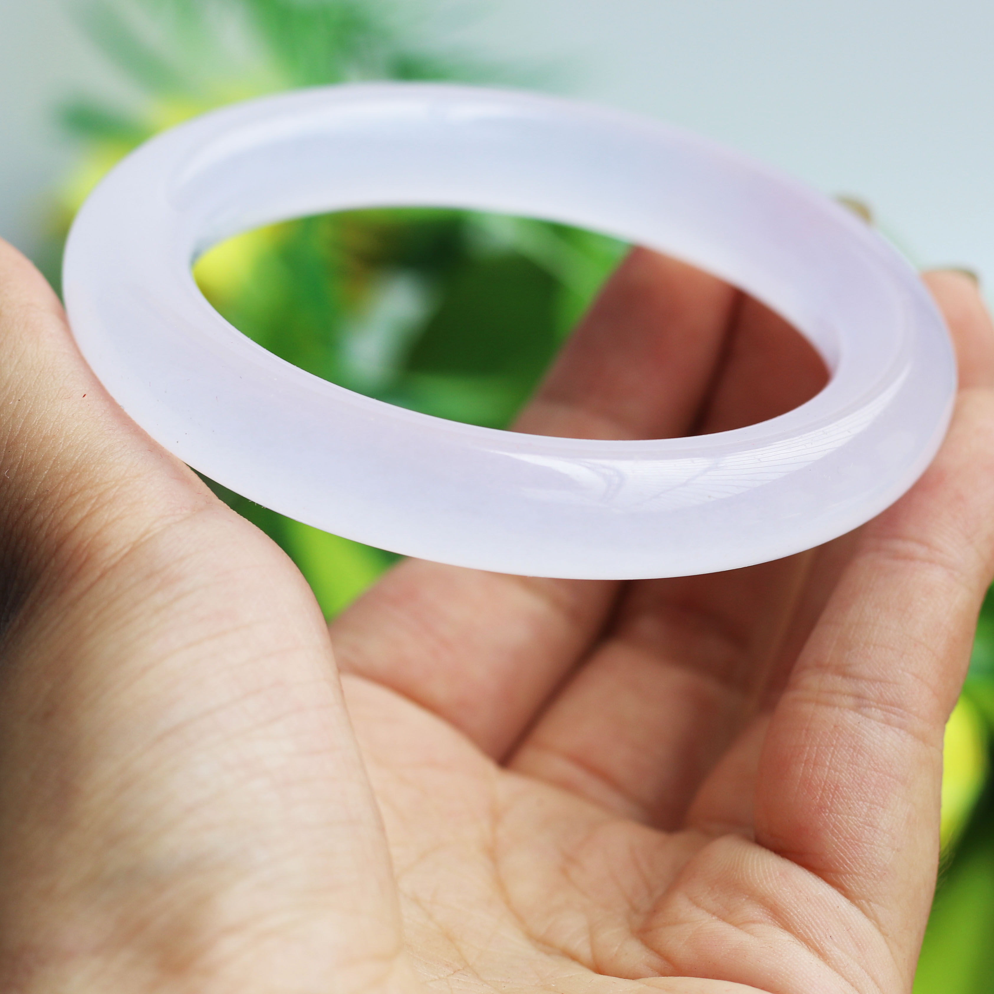 手镯玉手新疆和田金丝玉冰透缠丝圆条玉镯女款手饰