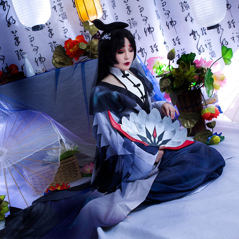 现货第五人格cos红蝶仙鹤时装cosplay服装动漫cosplay女装