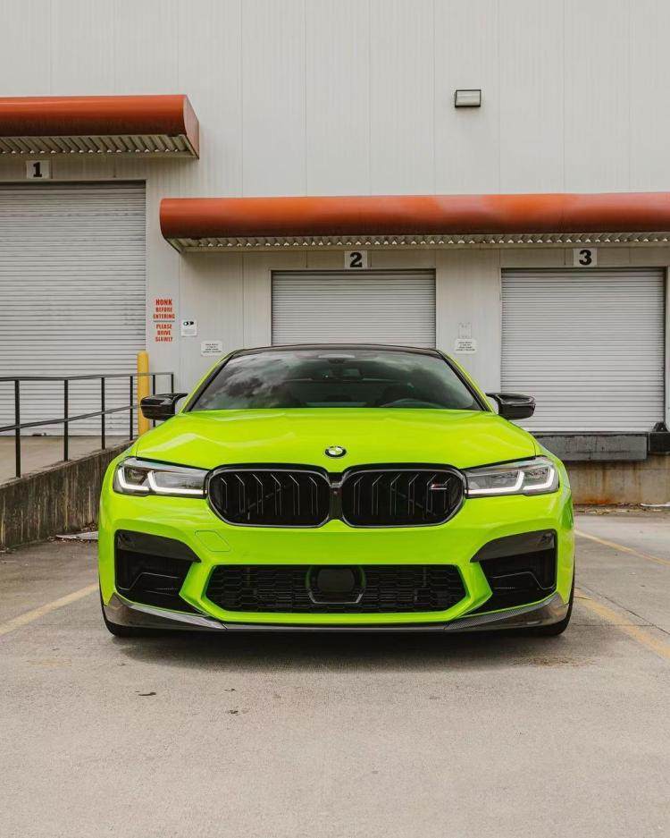 中网适用于21款宝马m5改装装小包围碳纤维mp其他