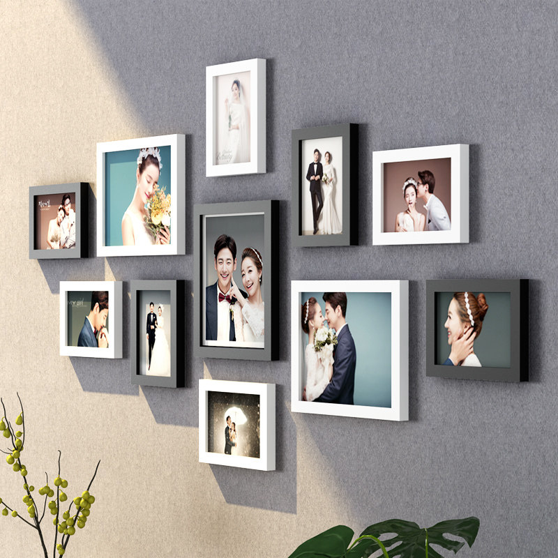 照片墙装饰相框挂墙墙上相册墙创意组合饰免打孔相片客厅背景墙装