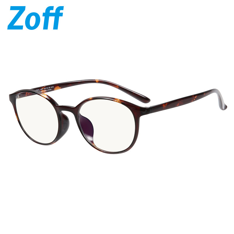 日本zoff佐芙眼睛防蓝光辐射电脑眼镜男平光镜16%阻隔率 zn201p02