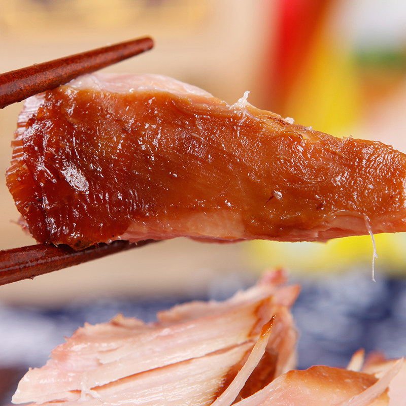 河北石家庄地方特色小吃美食 洛杉奇真空包装肉食兔肉 熏兔200g商品