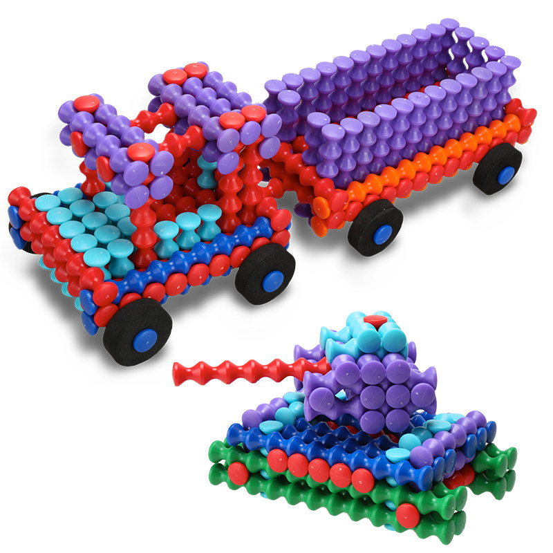 playstix光华竹节棍棒玩具儿童益智拼装拼插创意塑料积木