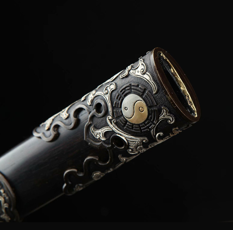 太乙八卦三色铜鞘手工剑覆土烧宝剑工艺长剑刀剑