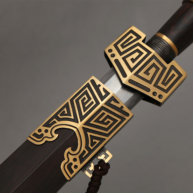 赤霄霄汉传统古剑佩剑刀剑手工锻打花纹宝剑刀剑