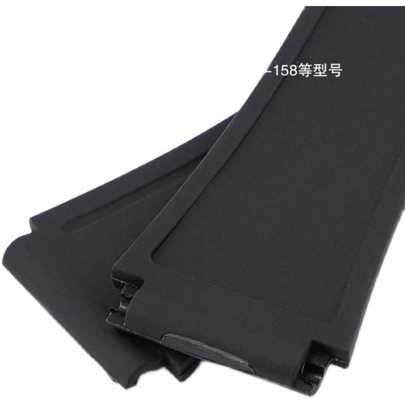 复古卡西欧小方块硅胶表带适配a159wn1a158waa168橡胶表链18