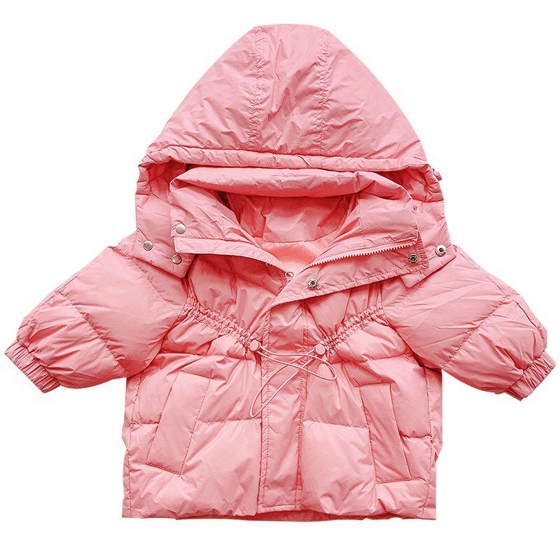 abc童装白鸭绒女宝宝外套羽绒服棉服2022女童羽绒服