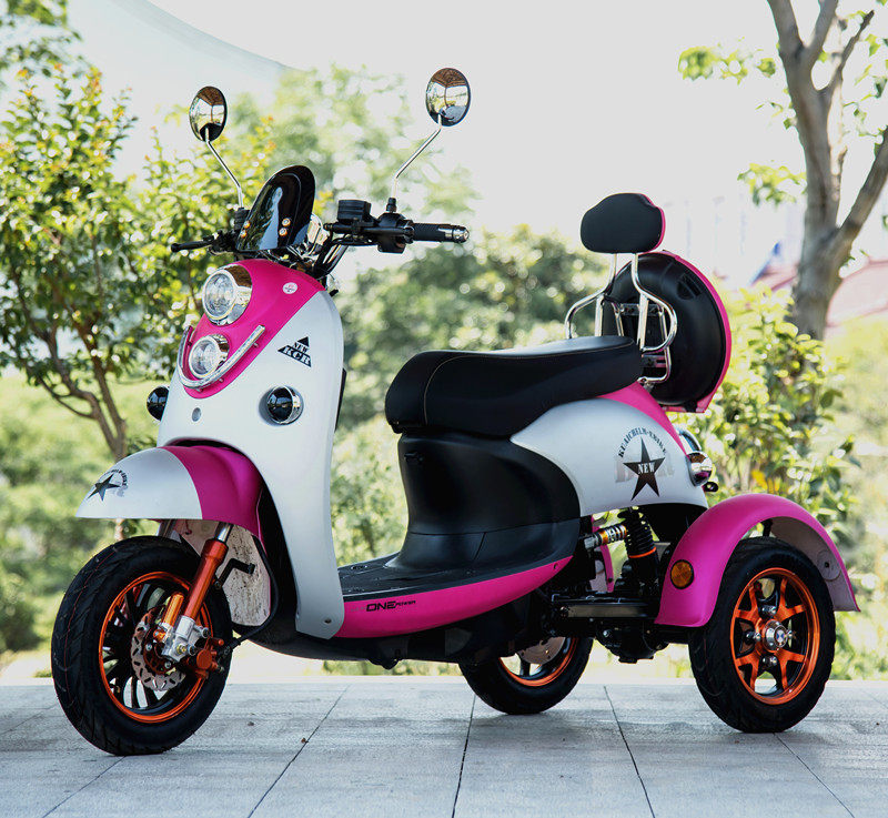 电动车三轮上海悠亮家用女士残疾休闲电动三轮车