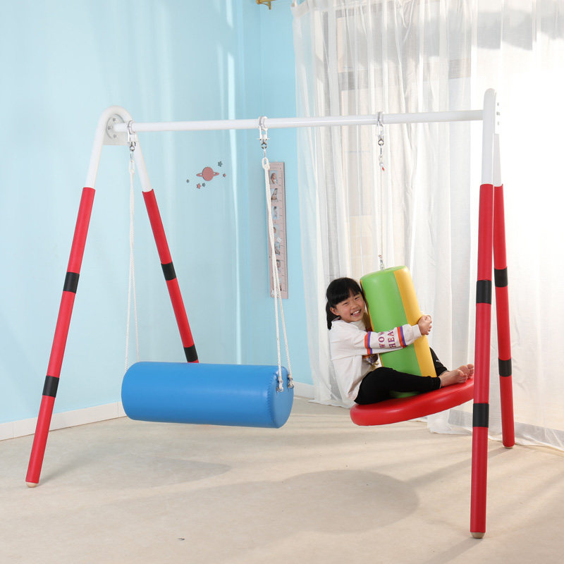 感统训练训练器器材字架秋千竖抱桶儿童悬吊早教感统训练器材