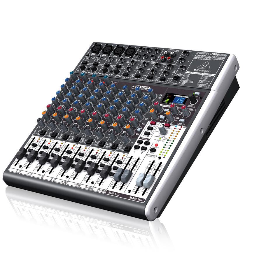 新浦电声behringer百灵达xenyxqx1622usb低噪噪声调音调音台