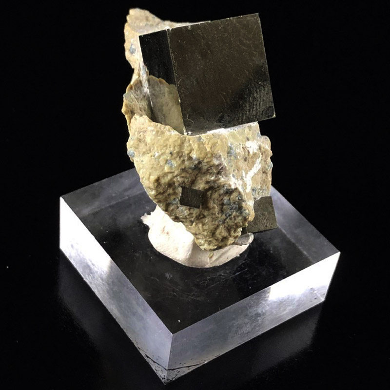 天然黄铁矿原石立方体收藏礼品教学矿物晶体标本摆件