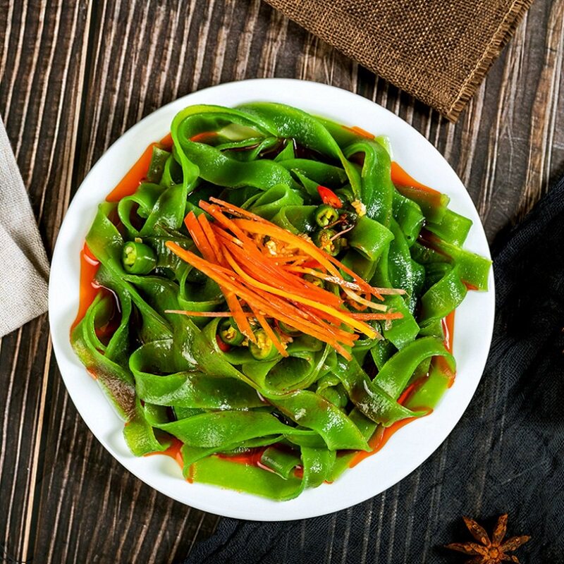 荷叶粉皮220g/袋 家庭代餐宽粉条 蔬菜粉皮干面皮擀面皮夏凉拌菜