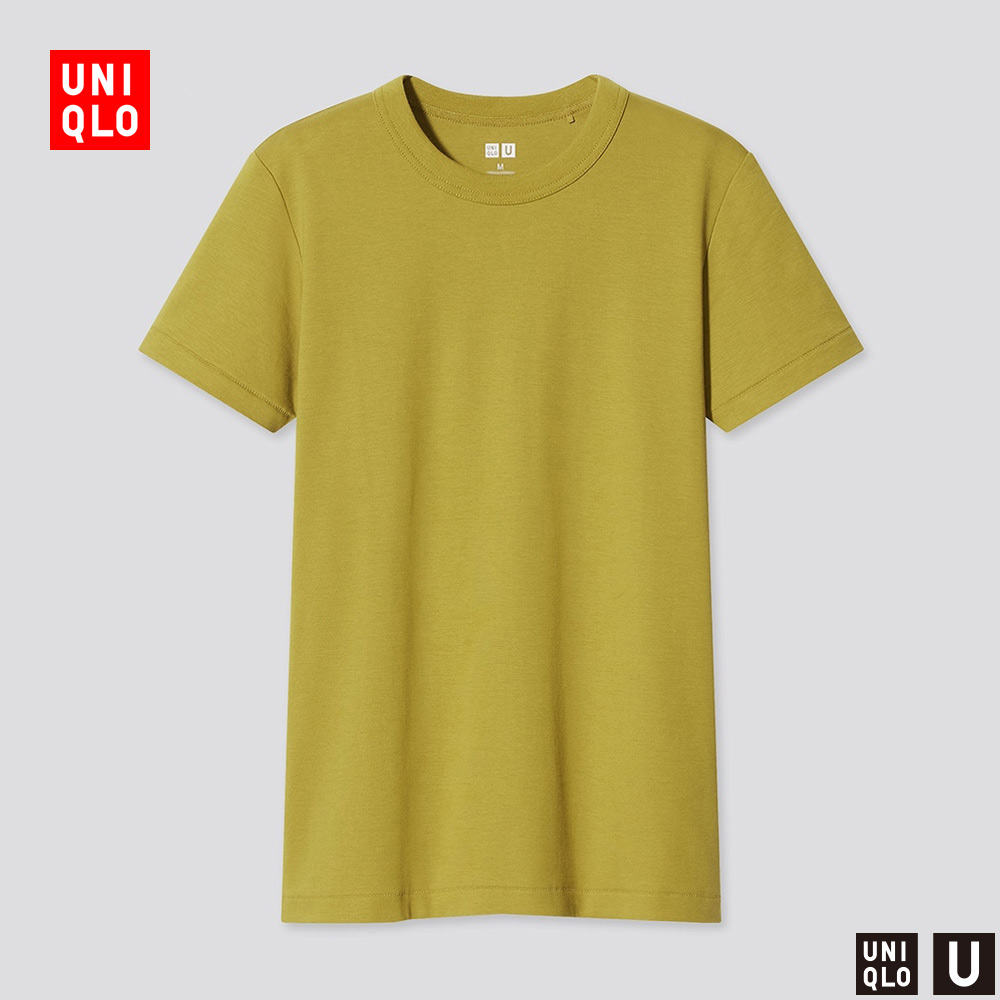 优衣库UNIQLO U女圆领T恤春夏短袖“优衣库好感T”435193/444517