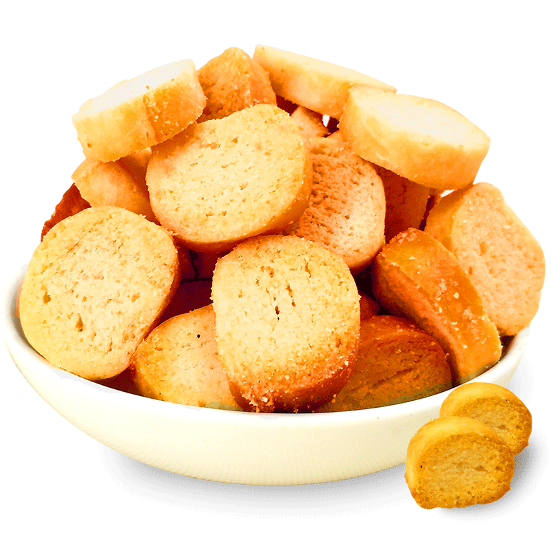 米多奇馍香小趣馍丁40包2kg整箱早餐食品烤馍馒头片饼干零食礼包