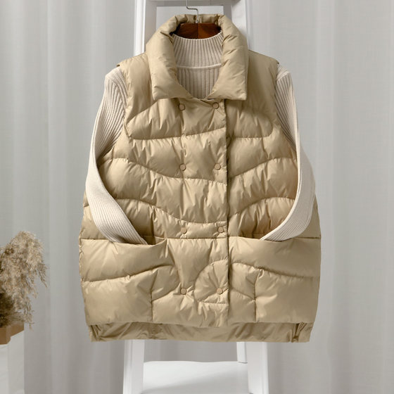 Down Vest Women's Short 2021 Autumn Winter New Korean Loose Light Down Jacket Vest Waistcoat Jacket Down Vest Women's Short 2021 Autumn Winter New Korean Loose Light Down Jacket Vest Waistcoat Jacket