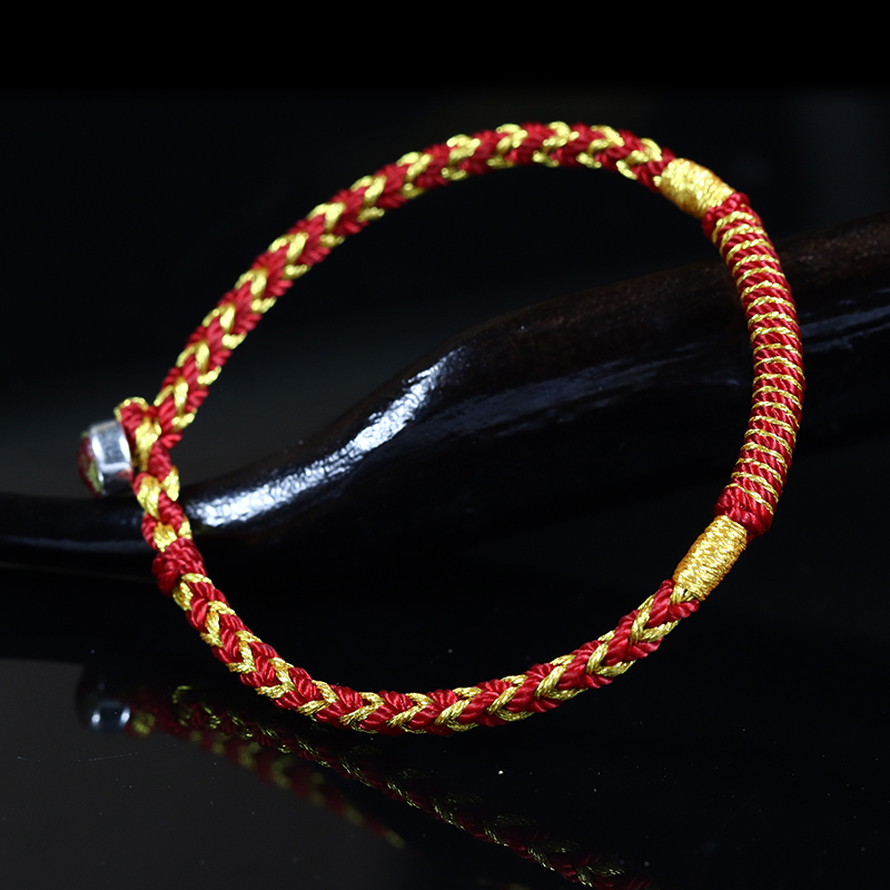 芊雅手工编织手链八股平安金刚结手男女情侣绳