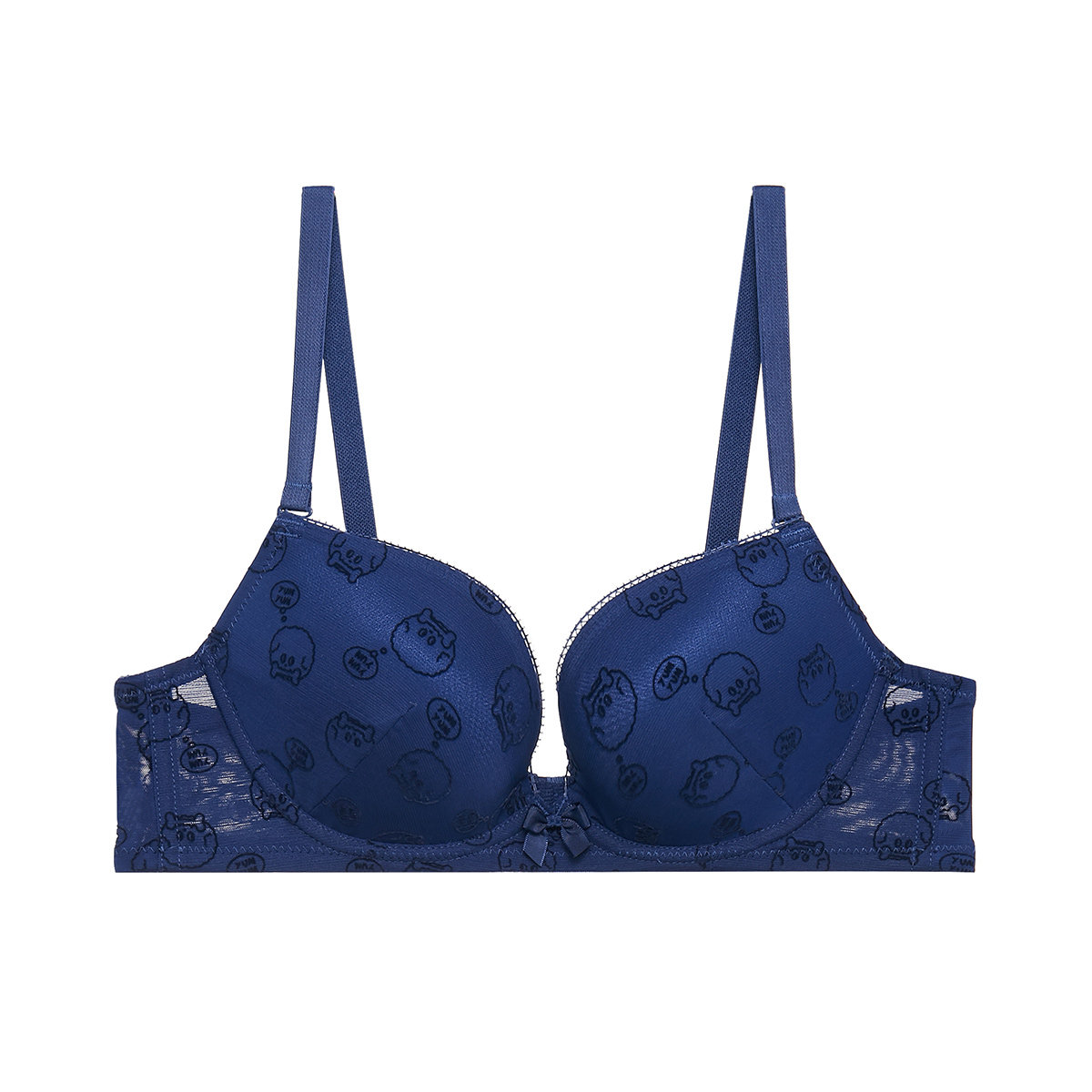 bodypops钢圈模杯立体4杯印花比熊可爱同款商场文胸